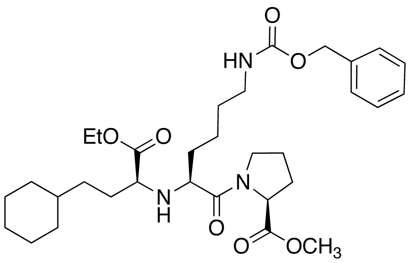 N-Benzyloxycarbonyl Lisinopril Cyclohexyl Analogue Ethyl Methyl Diester