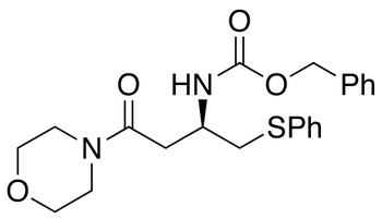 N-Benzyloxycarbonyl-4-[(3R)-3-amino-1-oxo-4-(phenylthio)butyl]morpholine