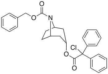 N-Benzyloxycarbonyl-O-(2-chloro-2,2-diphenyl)acetyl Nortropine