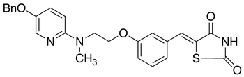 5-[4-[2-[(5-Benzyloxypyridin-2-yl)methylamino]ethoxy]benzylidine]thiazolidine-2,4-dione
