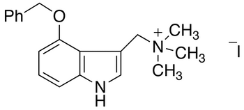 2-(4-Benzyloxy-indol-3-yl)-N,N,N-trimethylethanammonium Iodide