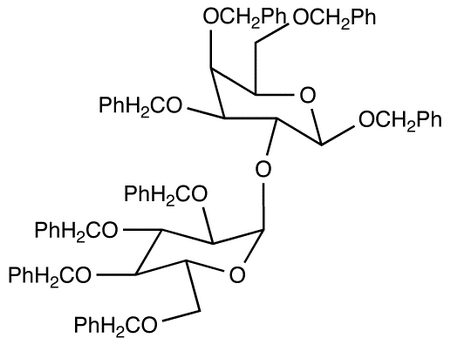 Benzyl 2-O-(2,3,4,6-tetra-O-benzyl-α-D-glucopyranosyl)- 3,4,6-tri-O-benzyl-β-D-galactopyranoside