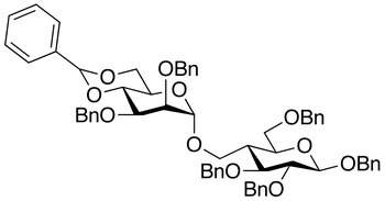 Benzyl 2,3,6-Tri-O-benzyl-4-O-[2,3-di-o-benzyl-4,6-O-benzylidene-α-D-mannopyranosyl]-(1-4)-β-D-glucopyranoside