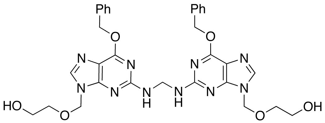 Bis [2-[(2-Amino-1,6-dihydro-6-O-benzyl-9H-purin-9yl)methoxy]ethanol]