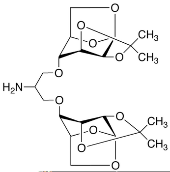 1,3-Bis-(1,6-anhydro-2,3-O-isopropylidene-β-D-mannopyranose-4-yloxy)-2-propylamine