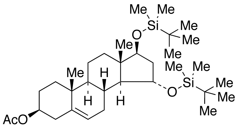 (3β,15α,17β)-15,17-Bis-O-(tert-butyldimethylsilyloxy) Androst-5-en-3-ol 3-O-Acetate