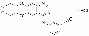 6,7-Bis(2-chloroethoxy)-N-(3-ethynylphenyl)-4-quinazolinamine HCl