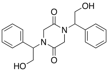 1,4-Bis-(2-hydroxy-1-phenylethyl)piperazine-2,5-dione