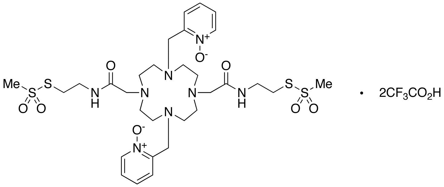 4,10-Bis[(1-oxido-2-pyridinyl)methyl]-1,7-bis[2-(acetylamino)ethylmethanesulfonothioate] Ditrifluoroacetate Salt