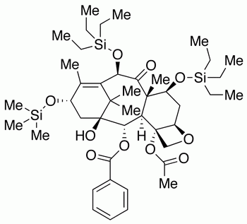7,10-Bis[O-(triethylsilyl)]-10-deacetyl-13-O-trimethylsilyl Baccatin III