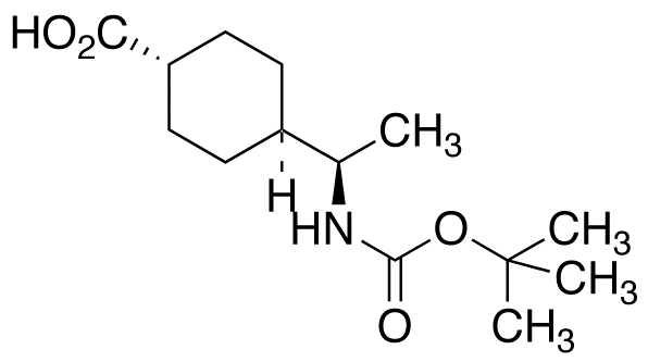 (1R)-trans-4-[N-Boc-1-aminoethyl]cyclohexanecarboxylic Acid (~90% R)