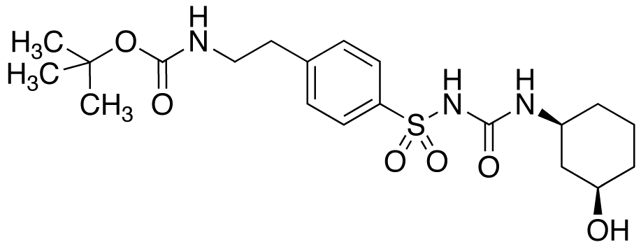 1-[4-(2-N-Boc-2-aminoethylphenyl)sulfonyl]-3-(cis-3-hydroxycyclohexyl)urea