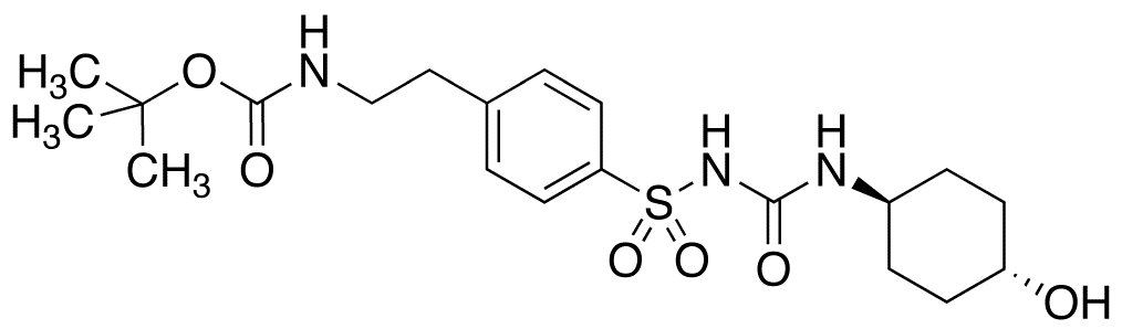 1-[4-(2-N-Boc-2-aminoethylphenyl)sulfonyl]-3-(trans-4-hydroxycyclohexyl)urea