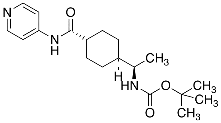 (1R)-trans-4-[N-Boc-1-aminoethyl]-N-4-pyridinyl-cyclohexanecarboxamide