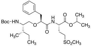 (2S)-[(2’S)-t-Boc-amino-(3’S)-methyl-1-pentyloxy]-3-phenylpropionyl-methionine Sulfone Isopropyl Ester