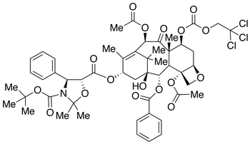 13-[[(3-t-Boc)-2,2-dimethyl-4S-phenyl-1,3-oxazolidin-5R-yl]formyl]-7-O-(2,2,2-trichloroethyl)oxy]carbonyl) Baccatin III