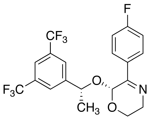 (2R)-2-[(1R)-1-[3,5-Bis(trifluoromethyl)phenyl]ethoxy]-3-(4-fluorophenyl)-5,6-dihydro-2H-1,4-oxazine