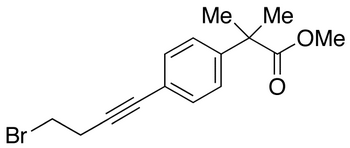 4-(4-Bromo-1-butyn-1-yl)-α,α-dimethyl-benzeneacetic Acid Methyl Ester