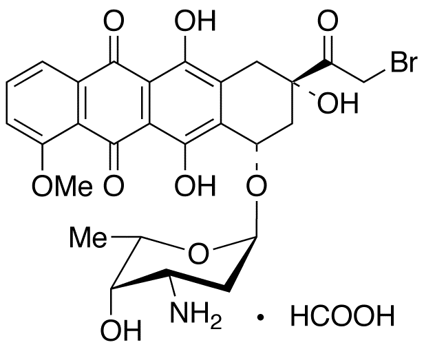 14-Bromo Daunorubicin Formate Salt