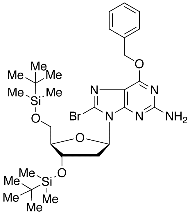 8-Bromo-3’,5’-Di-O-tert-butyldimethylsilyl-6-O-benzyl-2’-deoxyguanosine