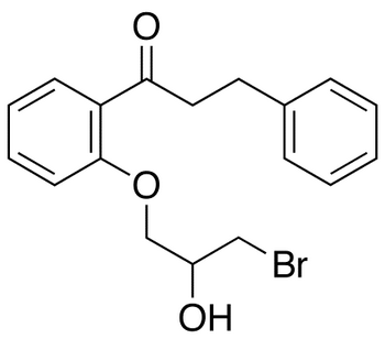 1-[2-(3-Bromo-2-hydroxypropoxy)phenyl]-3-phenyl-1-propanone