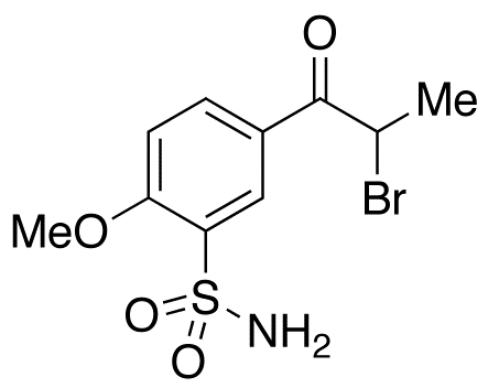 2-Bromo-1-(4’-methoxy-3’-sulfonamidophenyl)-1-propanone