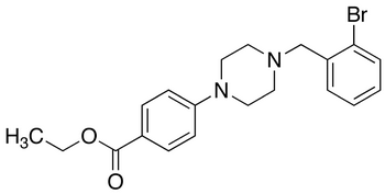 4-[4-[(2-Bromophenyl)methyl]-1-piperazinyl]benzoic Acid Ethyl Ester