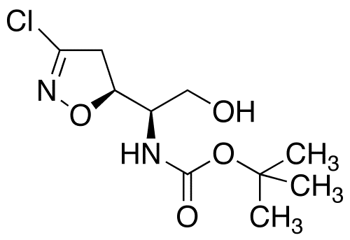 N-tert-Butoxycarbonyl (βR,5S)-β-Amino-3-chloro-4,5-dihydro-5-isoxazoleethanol