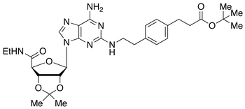 2-[[4-[2-(tert-Butoxycarbonyl)ethyl]phenylethyl]amino]2’,3’-O-isopropylideneadenosine-5’-N-ethylcarboxamide