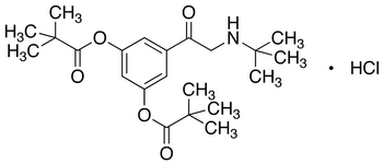 2-tert-Butylamino-3’,5’-dipivaloxyacetophenone HCl Salt