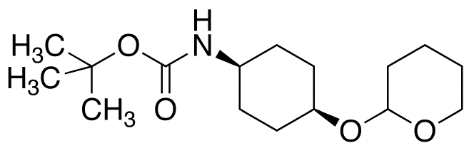 cis-[2-(4-tert-Butyloxycarbonylamino)cyclohexyloxy]tetrahydro-2H-pyran