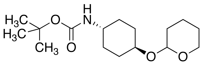 trans-[2-(4-tert-Butyloxycarbonylamino)cyclohexyloxy]tetrahydro-2H-pyran
