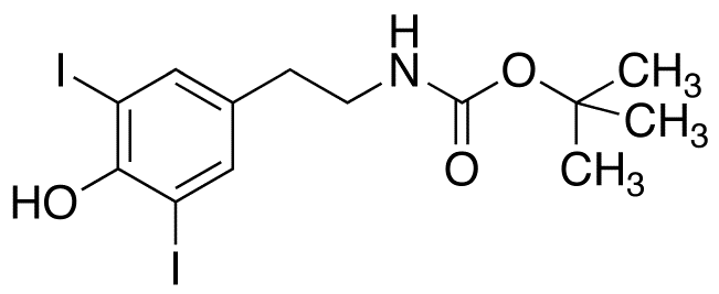 N-tert-Butoxycarbonyl 3,5-Diiodotyramine