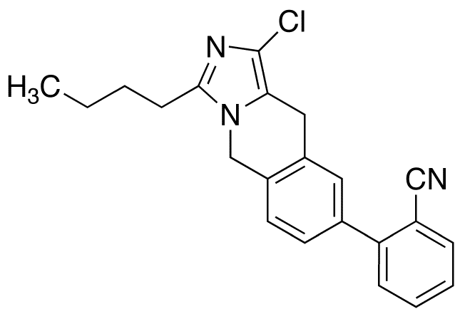 3-Butyl-1-chloro-5,10-dihydro-8-(2-cyanophenyl)imidazol-[1,5-β]isoquinoline