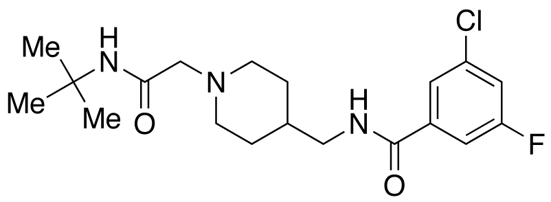 N-((1-(2-(tert-Butylamino)-2-oxoethyl)piperidin-4-yl)methyl)-3-chloro-5-fluorobenzamide