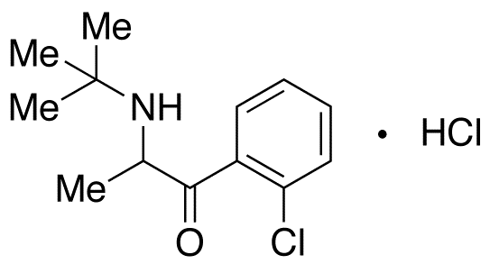 2-(tert-Butylamino)-2’-chloropropiophenone HCl