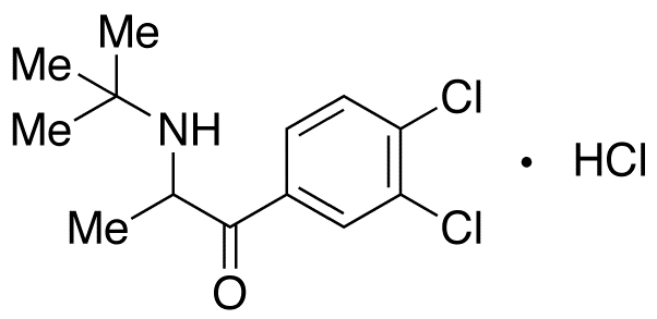 2-(tert-Butylamino)-3’,4’-dichloropropiophenone HCl