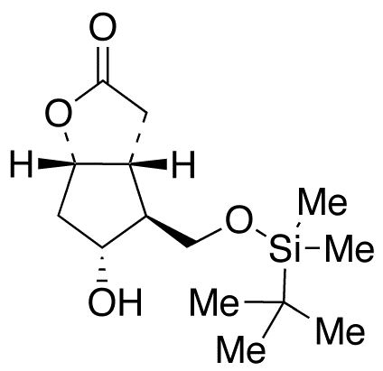 (3aR,4S,5R,6aS)-4-(tert-Butyldimethylsilyloxy)methyl-5-hydroxy-hexahydro-2H-cyclopenta[b]furan-2-one