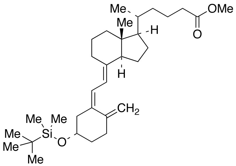 (3β,5Z,7E)-3-(tert-Butyldimethylsiluloxy)-9,10-secochola05,7,10(19)-triene-24-carboxylic Acid Methyl Ester