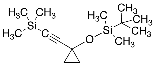 1-(tert-Butyldimethylsilyloxy)-1-(2’-trimethylsilyl)ethynyl-cyclopropane