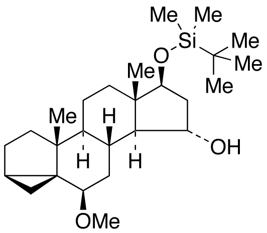 (3β,5α,6β,15α,17β)-17-tert-Butyldimethylsilyloxy-6-methoxy-3,5-cycloandrostan-15-ol