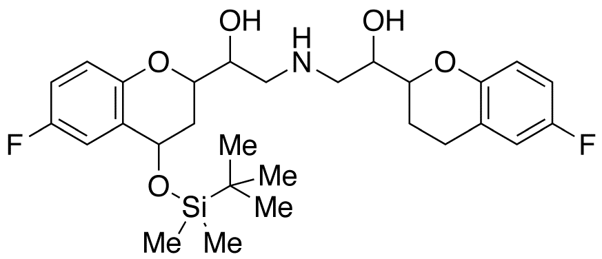 4-tert-Butyldimethylsilyloxy Nebivolol (Mixture of Diastereomers)