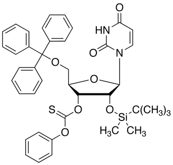 2’-O-(tert-Butyldimethylsilyl)-3’-O-(phenoxythioncarbonyl)-5’-O-trityluridine