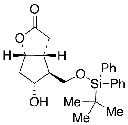 (3aR,4S,5R,6aS)-4-(tert-Butyldiphenylsilyloxy)methyl-5-hydroxy-hexahydro-2H-cyclopenta[b]furan-2-one