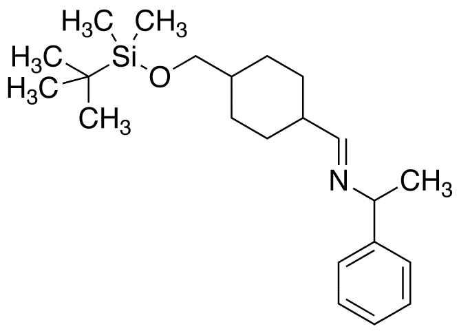 1-[4-(tert-Butyldimethylsilyloxymethyl)cyclohexyl]methylidene]-1-phenylethanamine
