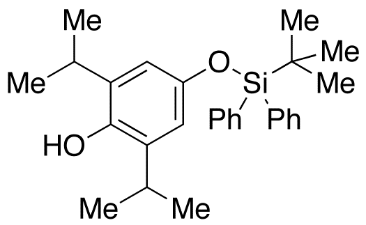 4-(tert-Butyldiphenylsilyl)hydroxy Propofol 