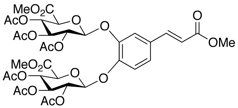 Caffeic Acid Methyl Ester 3,4-Di-O-(tri-O-acetyl-β-D-glucuronic Acid Methyl Ester)