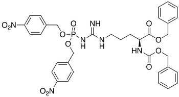 Nα-Carbobenzyloxy-Nomega-bis-p-nitrobenzylphospho-L-arginine Benzyl Ester