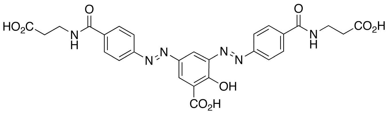 3-[(1E)-2-[4-[[(2-carboxyethyl)amino]carbonyl]phenyl]diazenyl] Balsalazide