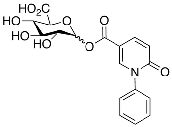 1-O-(5-Carboxy-N-phenyl-2-1H-pyridone)-D-glucuronic Acid (1:3 α:β mixture)